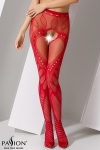 Collants ouverts S007 - Rouge Collants ouverts S007 - Rouge