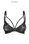 Soutien-gorge plongeant tulle et broderies Soutien-gorge plongeant tulle et broderies
