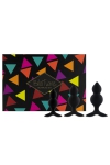 Coffret 3 plugs anal Bibi Twin - noir Coffret 3 plugs anal Bibi Twin - noir