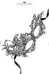 Loup broderie souple Aurore Loup broderie souple Aurore