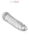 Gode courbe cristal 18,5 cm - Pure Jelly Gode courbe cristal 18,5 cm - Pure Jelly