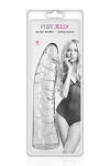 Gode courbe cristal 18,5 cm - Pure Jelly Gode courbe cristal 18,5 cm - Pure Jelly