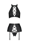 Ensemble sexy faux cuir Nancy - Passion Ensemble sexy faux cuir Nancy - Passion