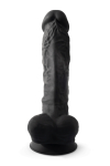 Gode double densité noir 20 cm - SilexD Gode double densité noir 20 cm - SilexD