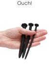 Set de 3 plugs urétraux Grandes Vis - Ouch! Set de 3 plugs urétraux Grandes Vis - Ouch!