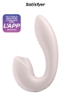 Double stimulateur connecté Sunray rose - Satisfyer Double stimulateur connecté Sunray rose - Satisfyer