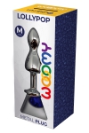 Plug bijou Lollypop bleu M - Wooomy Plug bijou Lollypop bleu M - Wooomy